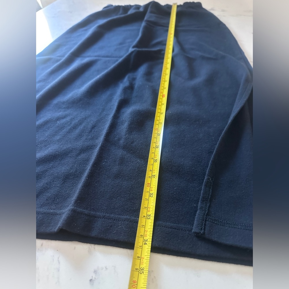 Requirements Women’s Dark Blue Pencil Maxi Skirt 100% Cotton size S - Picture 4 of 7